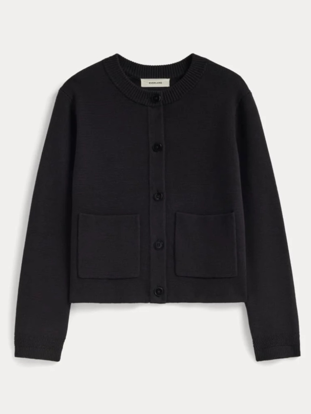 Everlane 'The Crew Cardigan' Cotton - Black